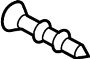 Image of Door Applique Screw (Rear) image for your 2021 Ford E-350 Super Duty   