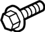 Image of Drive Shaft Flange Yoke Bolt (Rear) image for your 2023 Ford Ranger  XLT Extended Cab Pickup Fleetside 