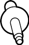 View Tail. Retainer. Lamp. Light. (Upper) Full-Sized Product Image