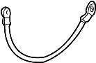 Image of Tailgate Support Cable image for your 2013 Ford F-350 Super Duty   