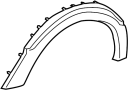 Image of Wheel Arch Molding (Front, Upper) image for your 1997 Ford F-150 4.2L Triton V6 A/T RWD Base Standard Cab Pickup Stepside 