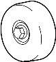 View Accessory Drive Belt Idler Pulley Full-Sized Product Image