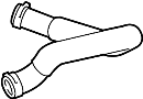 Image of Radiator Coolant Hose (Upper, Lower) image for your 1995 Ford F-250   