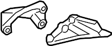 Image of Engine Mount Bracket (Front, Lower) image for your 2017 Ford Expedition 3.5L EcoBoost V6 A/T 4WD EL Platinum Sport Utility 