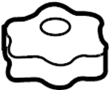 View Power Steering Reservoir Cap Full-Sized Product Image