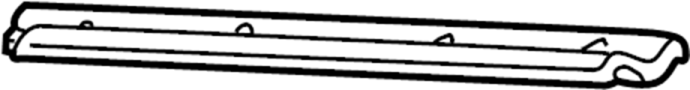 View Liftgate Trim Scuff Plate Full-Sized Product Image 1 of 2