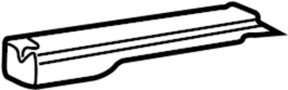 Image of Truck Bed Floor Sill (Rear) image for your 2005 Ford Ranger 4.0L V6 M/T 4WD XLT Extended Cab Pickup Fleetside 