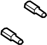 Image of Shroud stud. (Rear) image for your 2010 Ford F-350 Super Duty  XL Standard Cab Pickup 