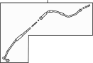 View A/C Refrigerant Liquid Hose Full-Sized Product Image