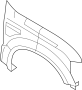 Image of Fender (Front) image for your 2022 Ford F-150 3.5L PowerBoost V6 FULL HYBRID EV-GAS (FHEV) A/T 4WD XL Extended Cab Pickup Fleetside 