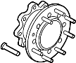 Image of Hub. Wheel. Spacer. A component which. image for your 2019 Ford F-150 2.7L EcoBoost V6 A/T RWD XL Crew Cab Pickup Fleetside 