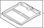 Image of Sunroof Frame image for your 2012 Ford Fusion 2.5L Duratec A/T FWD SE Sedan 