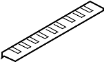 Image of Door Sill Plate (Front) image for your 1997 Ford Ranger 2.3L A/T RWD XL Standard Cab Pickup Fleetside 