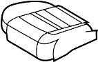 Image of Seat Cushion Pad image for your 2001 Ford F-250 Super Duty 7.3L Power-Stroke V8 DIESEL M/T 4WD XL Extended Cab Pickup Fleetside 