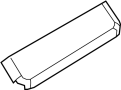 Image of Seat Trim Panel (Front) image for your 2014 Ford F-150 5.0L V8 FLEX A/T 4WD STX Extended Cab Pickup Fleetside 