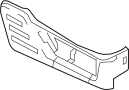 Image of Seat Frame Trim Panel. A decor piece for a seat. image for your Ford Focus  