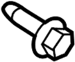 View Fender Liner Bolt. Screw. Wheel Well Liner Bolt.  Full-Sized Product Image 1 of 2