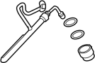 Image of Power Steering Pressure Hose image for your 2016 Ford F-350 Super Duty  King Ranch Crew Cab Pickup Fleetside 