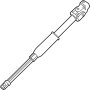 Image of Steering Shaft (Upper) image for your 1985 Mercury Grand Marquis   