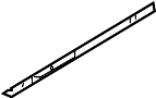 View Retainer. Weatherstrip. Roof Panel Bracket. SunRoof Seal Clip.  Full-Sized Product Image