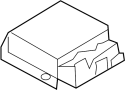 Image of Air Bag Control Module image for your 2011 Ford F-150  XLT Extended Cab Pickup Fleetside 