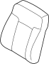 Image of Seat Back Cushion Cover image for your 2009 Ford F-150 5.4L Triton V8 FLEX A/T 4WD XLT Extended Cab Pickup Fleetside 