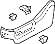 Image of Seat Trim Panel (Front) image for your 2014 Ford F-150 5.0L V8 FLEX A/T 4WD STX Extended Cab Pickup Fleetside 