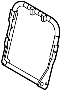View Seat Back Frame (Rear, Upper) Full-Sized Product Image 1 of 2