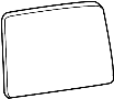 View Door Mirror Glass (Rear) Full-Sized Product Image 1 of 2