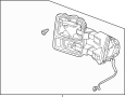 Image of Door Mirror (Rear) image for your 2016 Ford F-350 Super Duty  XLT Standard Cab Pickup Fleetside 