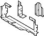 Image of Radiator Support Air Deflector (Front, Lower) image for your 2023 Ford F-350 Super Duty  Lariat Extended Cab Pickup Fleetside 