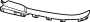 Image of BUMPER. Seal. MOULDING. Molding. Bumper Seal. Bumper Trim. image for your 2020 Ford F-350 Super Duty 6.7L Power-Stroke V8 DIESEL A/T 4WD Lariat Cab & Chassis Fleetside 
