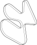 Image of Serpentine Belt image for your 2014 Ford F-350 Super Duty 6.2L V8 FLEX A/T 4WD XLT Extended Cab Pickup Fleetside 