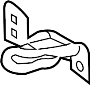Image of Tow Hook image for your 2019 Ford F-350 Super Duty 6.7L Power-Stroke V8 DIESEL A/T RWD XLT Crew Cab Pickup 