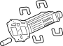 Image of Exhaust Gas Recirculation (EGR) Cooler image for your 2023 Ford F-350 Super Duty  XL Crew Cab Pickup Fleetside 