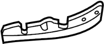 Image of Bumper Cover Spacer Panel image for your 2012 Ford Transit Connect   