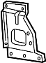 Image of Bumper Impact Absorber Bracket image for your 2011 Ford F-150 3.5L EcoBoost V6 A/T 4WD XLT Extended Cab Pickup Fleetside 