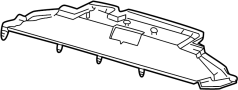 View Radiator Support Air Deflector (Front, Upper) Full-Sized Product Image