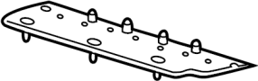 Image of Radiator Support Air Deflector (Lower) image for your 1999 Ford F-250 Super Duty  Lariat Standard Cab Pickup Fleetside 