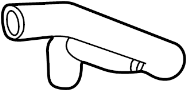 Image of Radiator Coolant Hose (Upper, Lower) image for your 2007 Ford F-350 Super Duty  Lariat Cab & Chassis Fleetside 