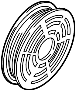 View A/C Compressor Clutch Pulley Full-Sized Product Image 1 of 2