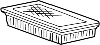 Image of Engine Air Filter image for your 2013 Lincoln MKS   