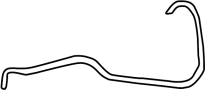 Image of Power Steering Return Hose image for your 1999 Ford F-350 Super Duty 5.4L Triton V8 M/T 4WD XL Cab & Chassis Fleetside 