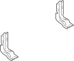 View Running Board Mounting Bracket (Front, Rear) Full-Sized Product Image
