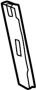 View Seat Belt Height Adjuster Cover (Upper) Full-Sized Product Image