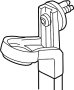 View Seat Belt Height Adjuster Cover (Upper) Full-Sized Product Image