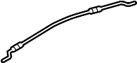 View Door Latch Cable Full-Sized Product Image