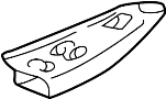 Image of Door Window Switch Bezel image for your 2003 Ford F-350 Super Duty 6.8L Triton V10 M/T RWD XL Extended Cab Pickup 