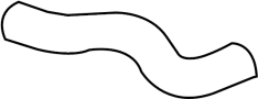 Image of Radiator Coolant Hose (Lower) image for your 2016 Ford Transit-350 HD 3.7L V6 CNG A/T XL Extended Passenger Van 