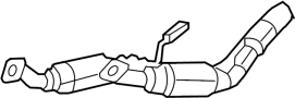 View Bracket. Pipe. Muffler. (Front, Rear) Full-Sized Product Image